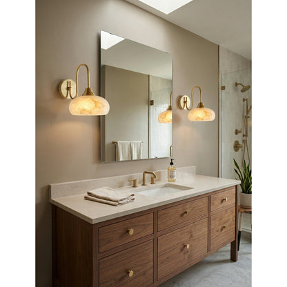 Nova Alabaster Wall Sconce