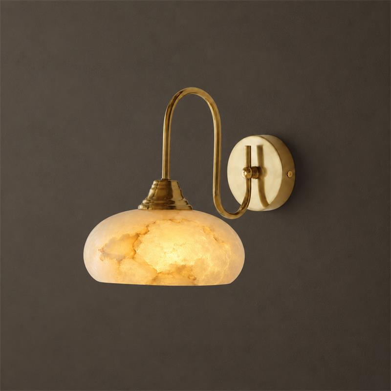 Nova Alabaster Wall Sconce