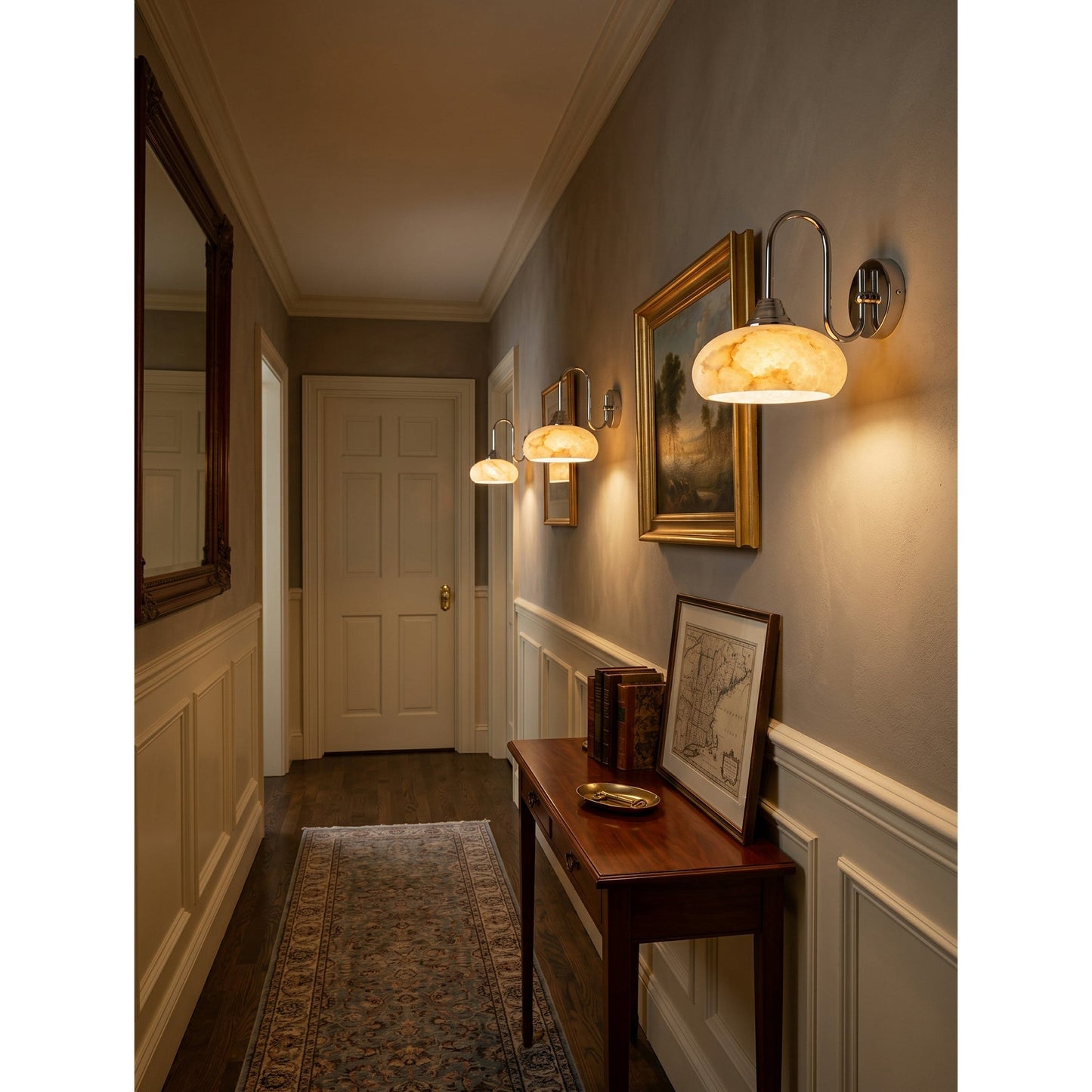 Nova Alabaster Wall Sconce