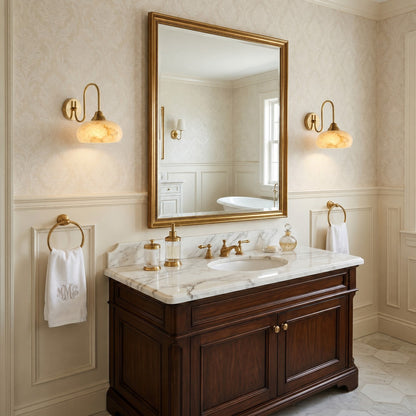 Nova Alabaster Wall Sconce