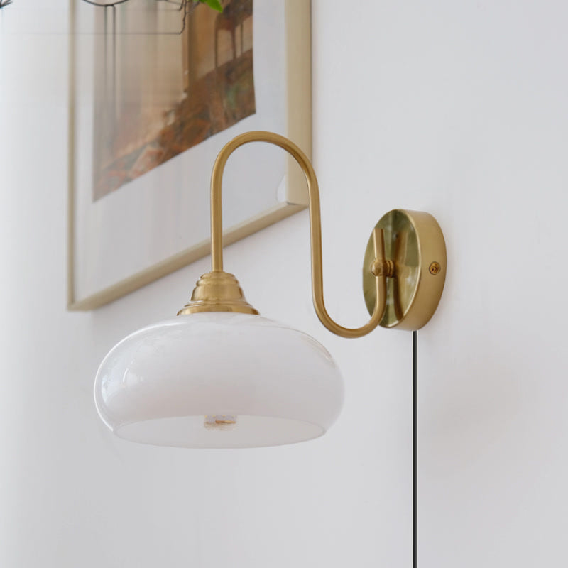Vionor Glass Plug-in Wall Lamp