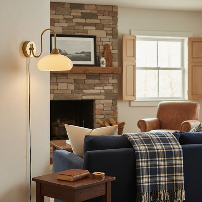 Vionor Glass Plug-in Wall Lamp