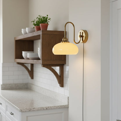 Vionor Glass Plug-in Wall Lamp
