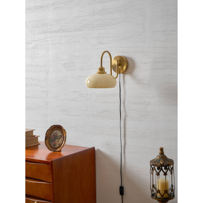 Vionor Glass Plug-in Wall Lamp