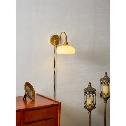 Vionor Glass Plug-in Wall Lamp