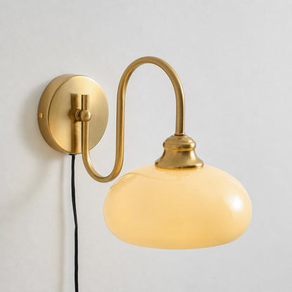 Vionor Glass Plug-in Wall Lamp