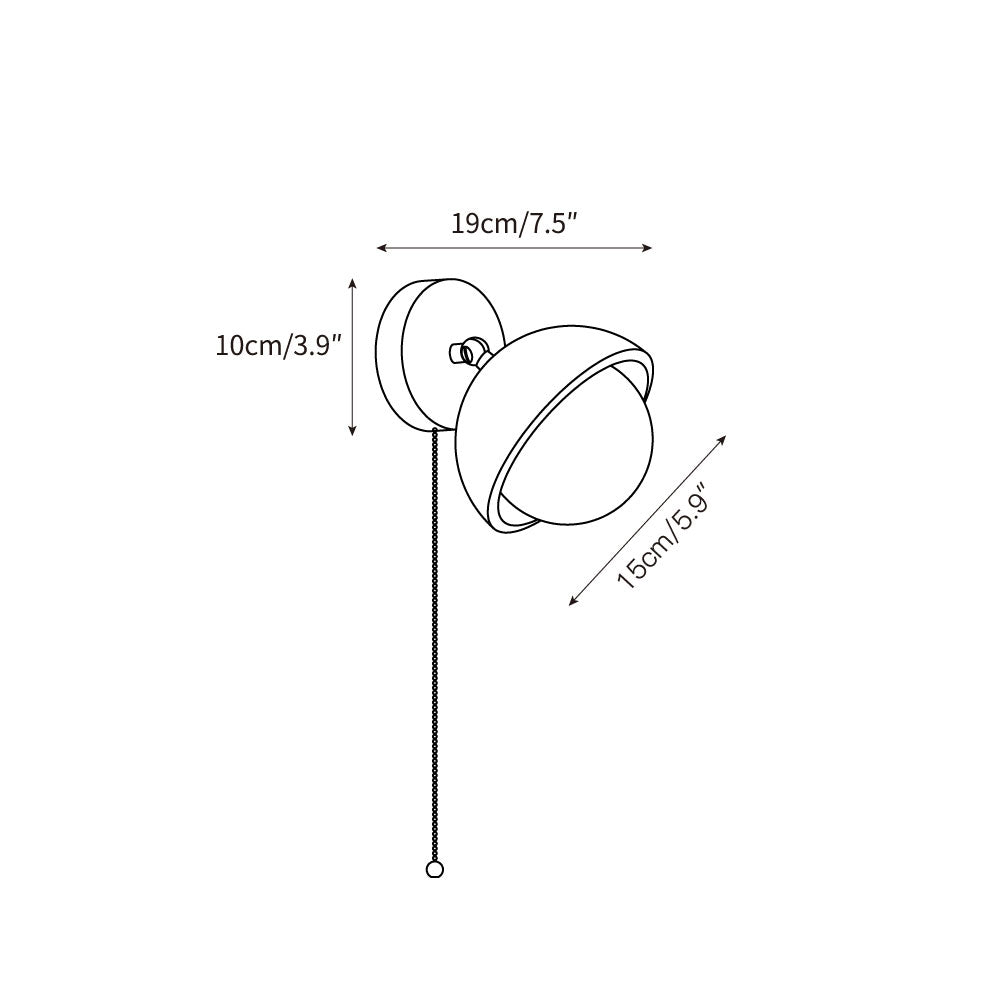 Lirika Travertine Wall Lamp
