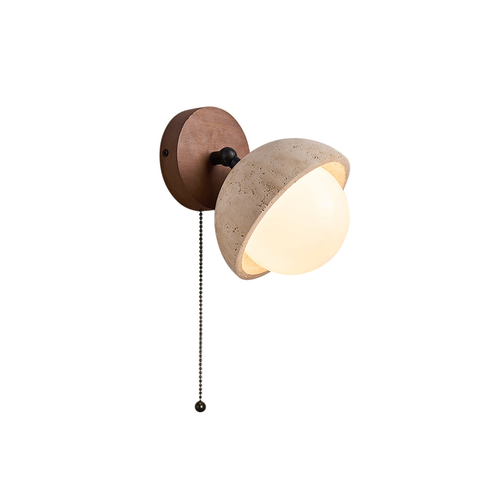 Lirika Travertine Wall Lamp