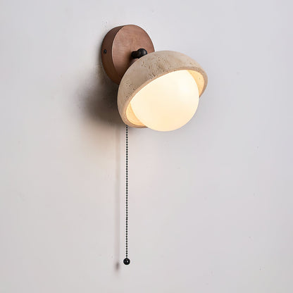 Lirika Travertine Wall Lamp