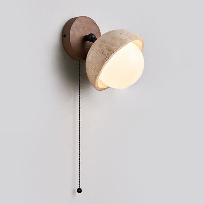 Lirika Travertine Wall Lamp