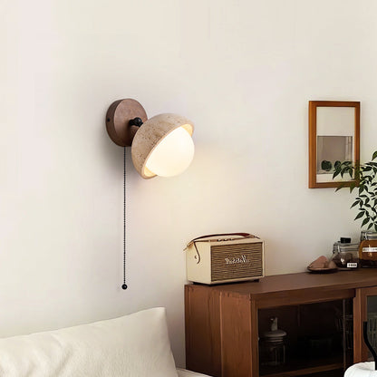 Lirika Travertine Wall Lamp