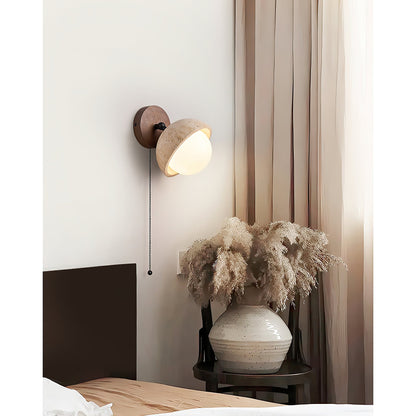 Lirika Travertine Wall Lamp