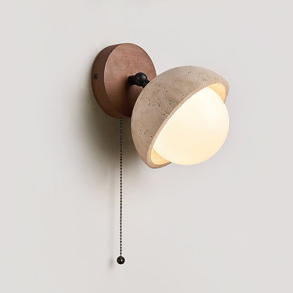 Lirika Travertine Wall Lamp