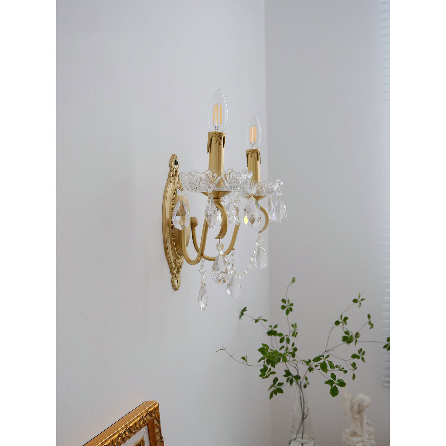 Halai Crystal Wall Lamp