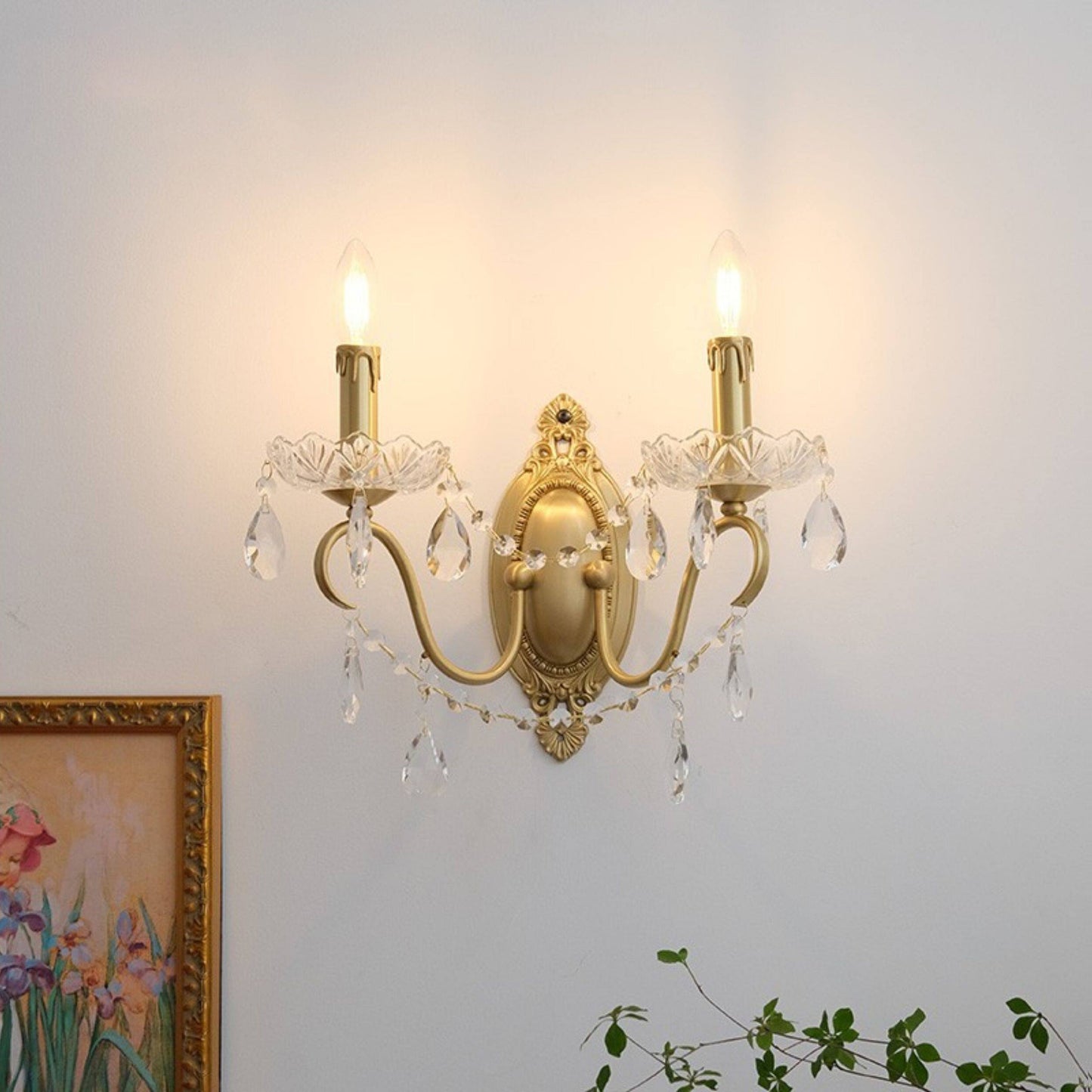 Halai Crystal Wall Lamp