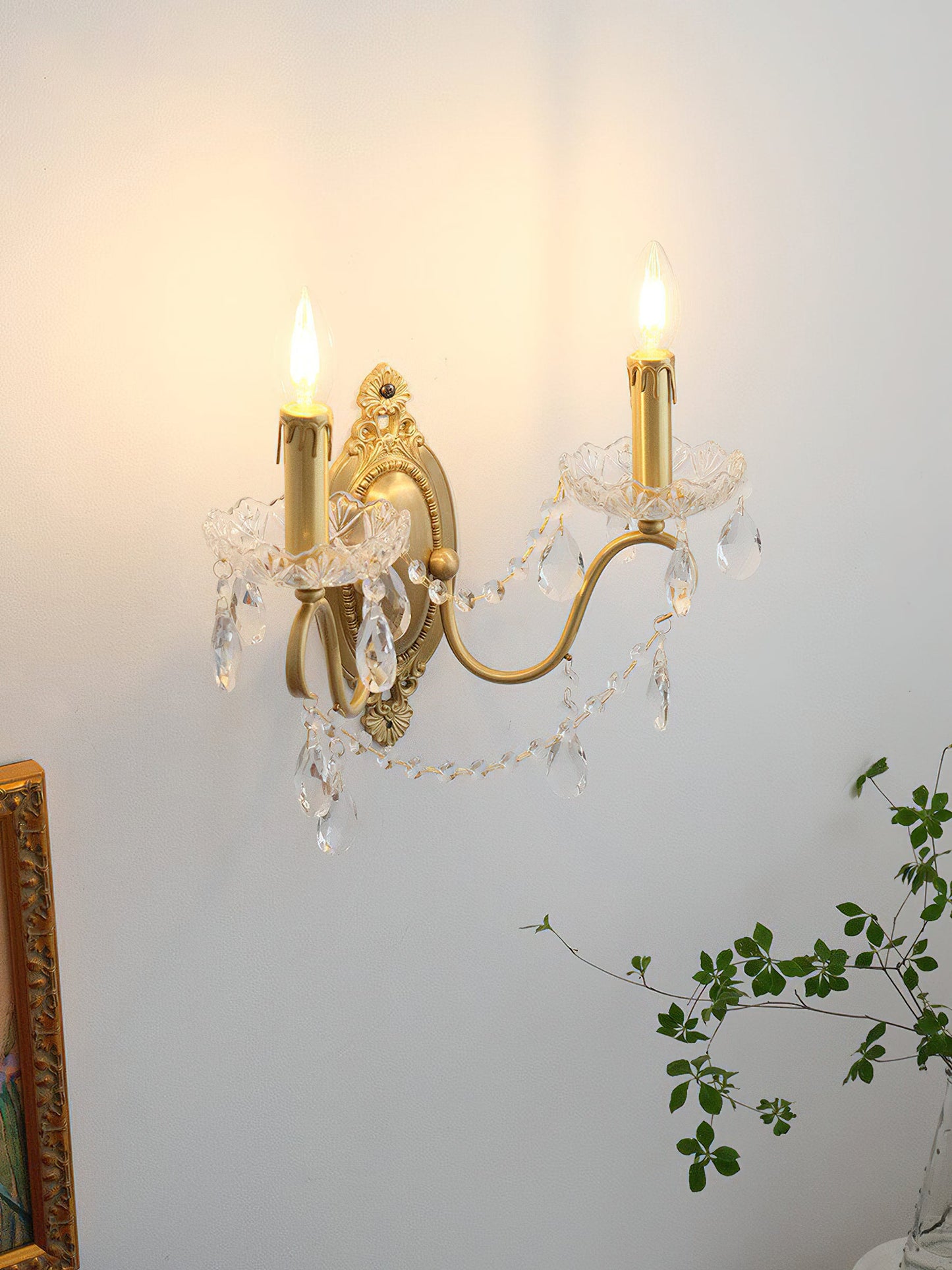 Halai Crystal Wall Lamp