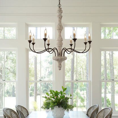 Dovan 8-Light Candle Chandelier