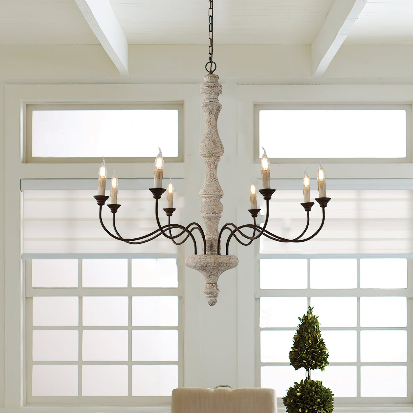 Dovan 8-Light Candle Chandelier