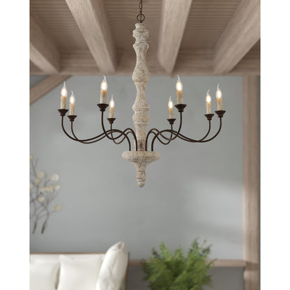 Dovan 8-Light Candle Chandelier