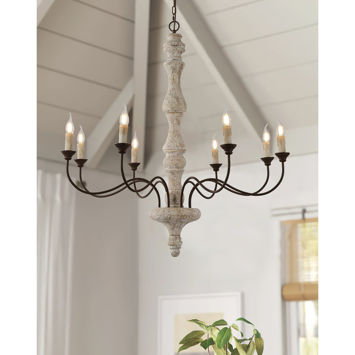 Dovan 8-Light Candle Chandelier