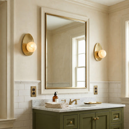 Orba Alabaster Wall Sconce