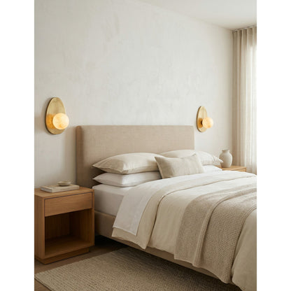 Orba Alabaster Wall Sconce