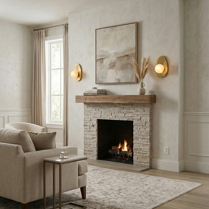 Orba Alabaster Wall Sconce