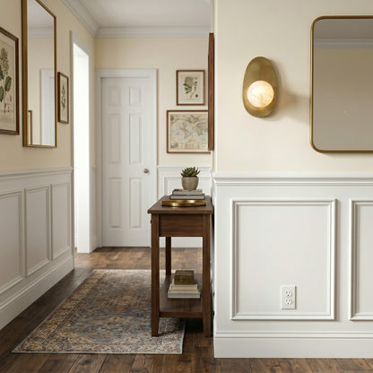 Orba Alabaster Wall Sconce