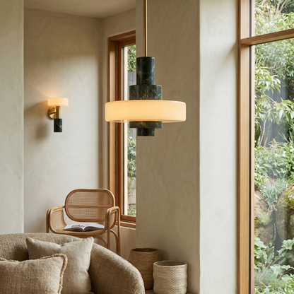 Fenika Green Marble Pendant Lamp