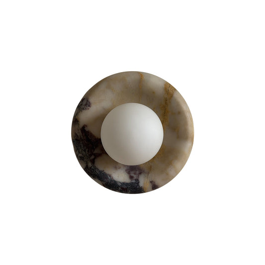 Solene Beige Marble Wall Sconce