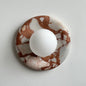 Solene Red Marble Wall Sconce
