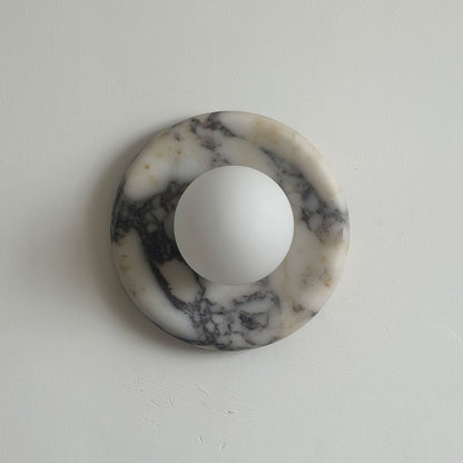 Solene Purple Marble Wall Sconce