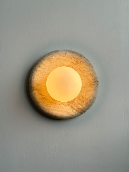 Solene Travertine Wall Sconce