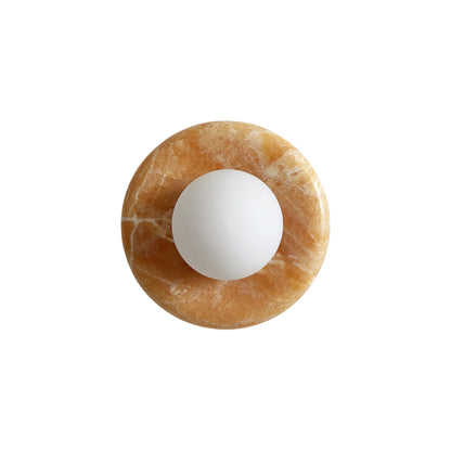 Solene Yellow Onyx Wall Sconce