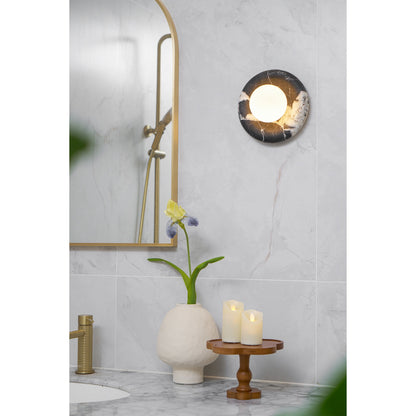 Solene Black Marble Wall Sconce