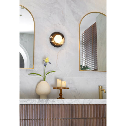Solene Black Marble Wall Sconce