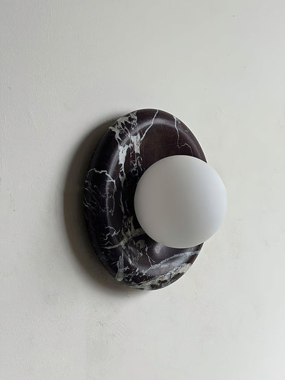 Solene Deep Purple Marble Wall Sconce