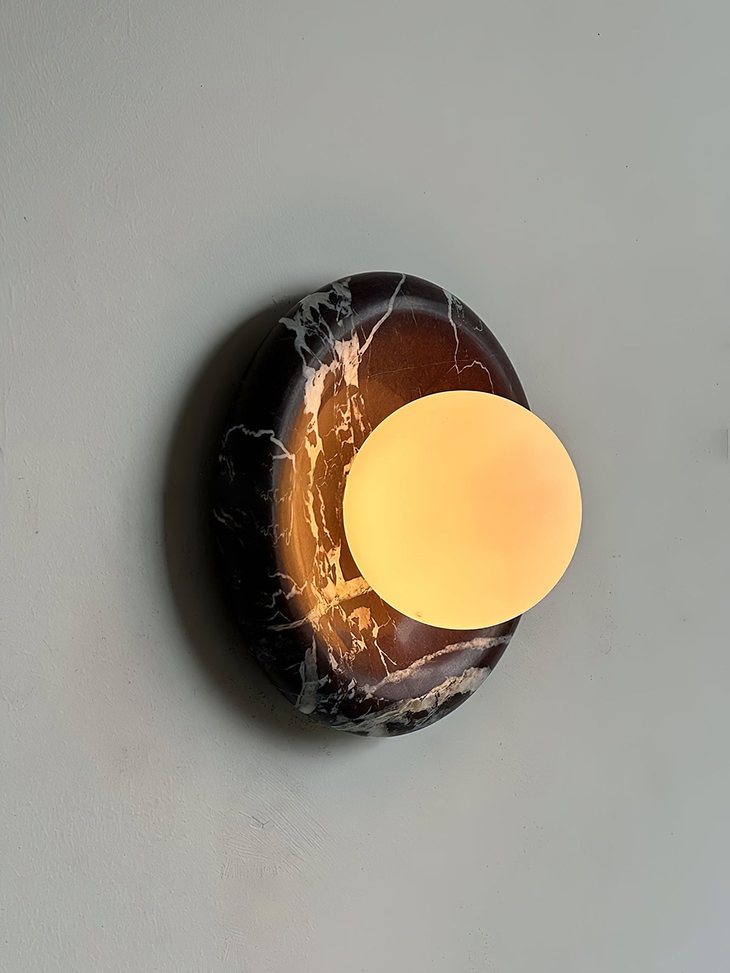 Solene Deep Purple Marble Wall Sconce