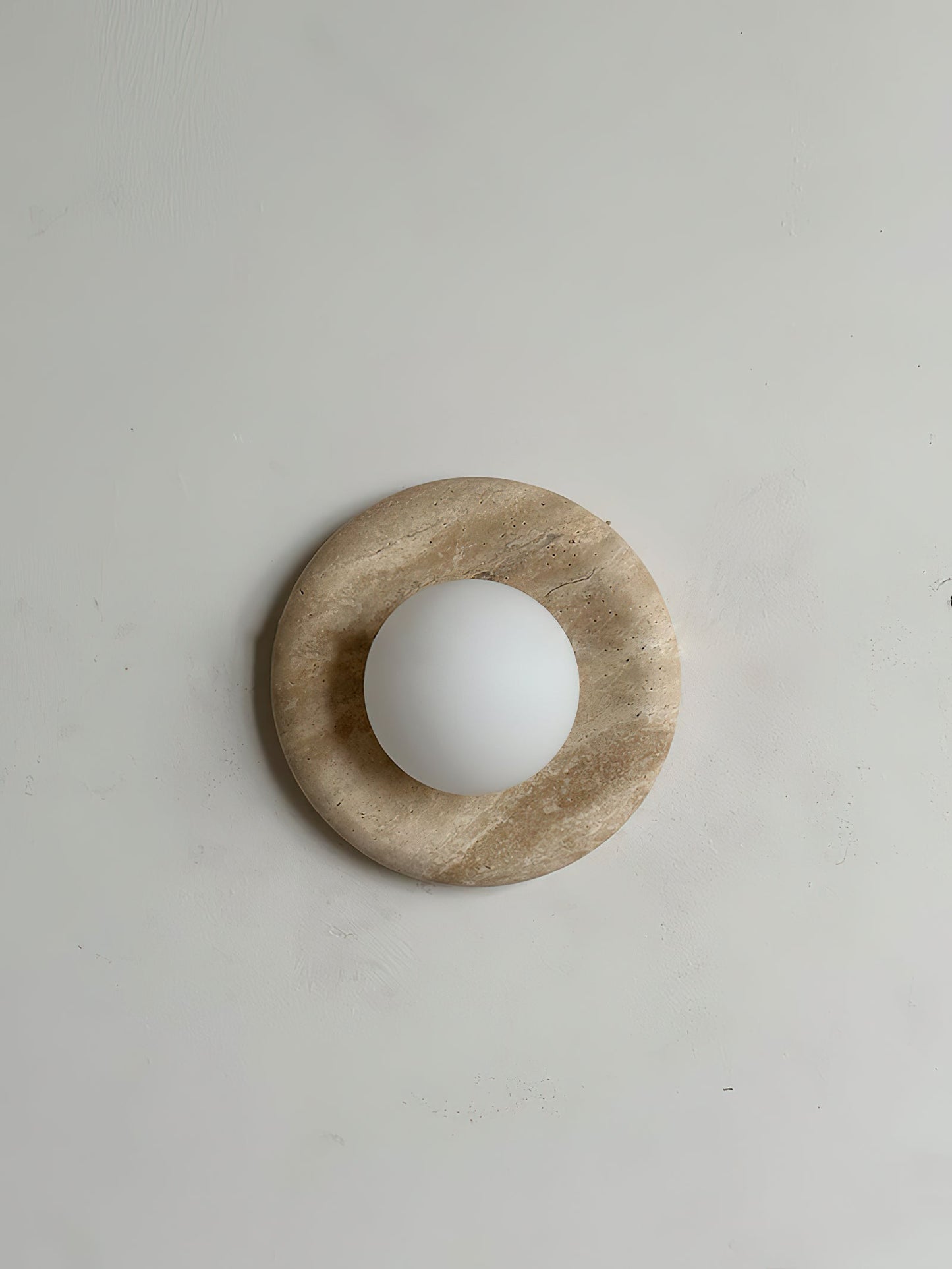 Solene Travertine Wall Sconce