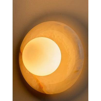 Solene White Onyx Wall Sconce