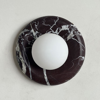 Solene Deep Purple Marble Wall Sconce