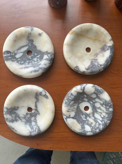 Solene White Marble Wall Sconce