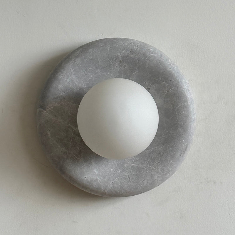 Solene Grey Marble Wall Sconce