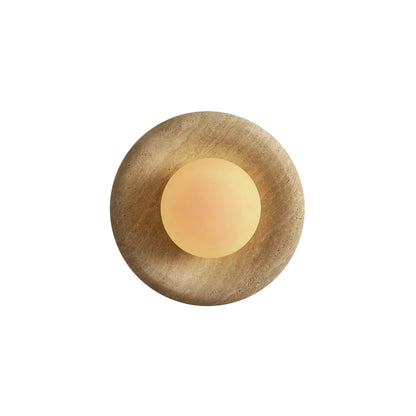 Solene Travertine Wall Sconce