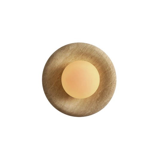 Solene Travertine Wall Sconce