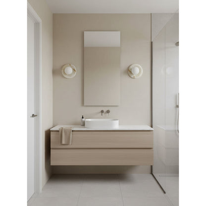 Solene White Onyx Wall Sconce