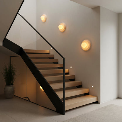 Solene White Onyx Wall Sconce