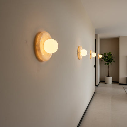 Solene White Onyx Wall Sconce