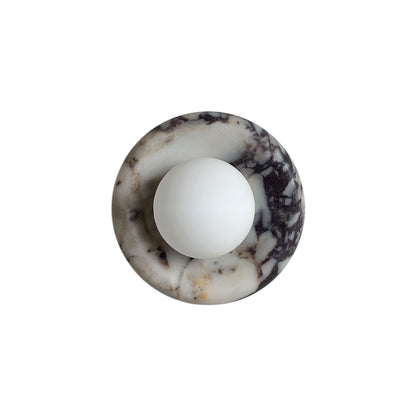 Solene White Marble Wall Sconce