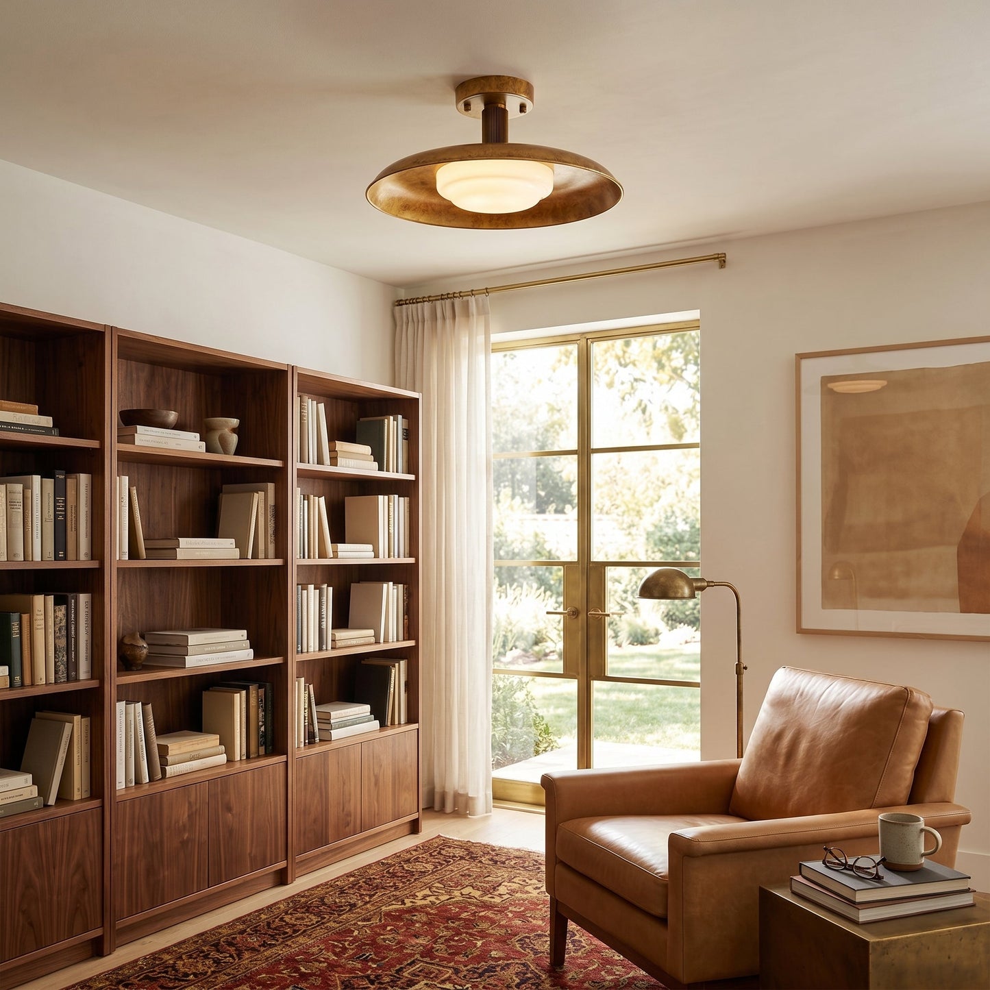 Calune Style Flat-Panel Ceiling Light